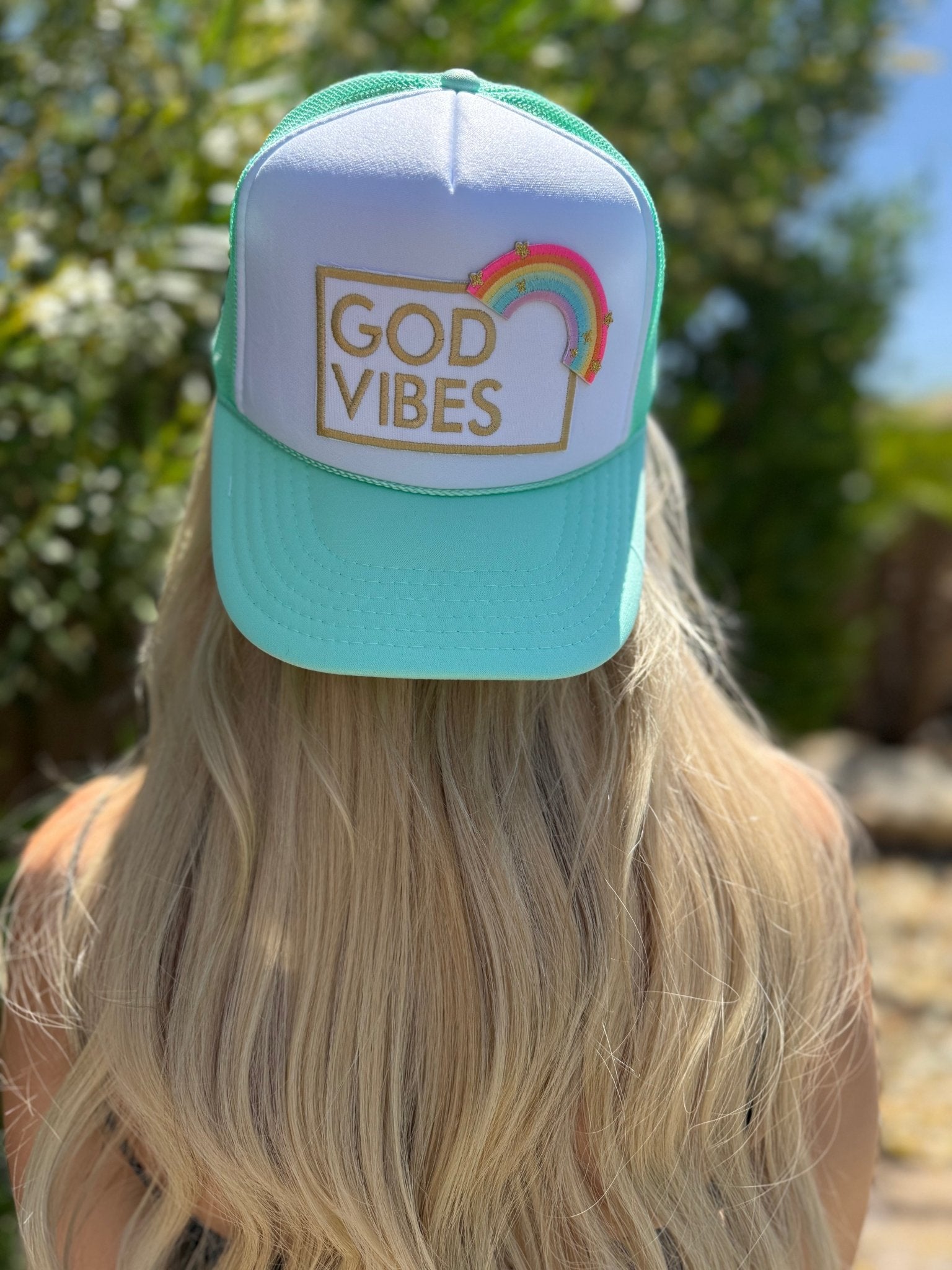 God Vibes Trucker Hat - Crowned Energy CO.
