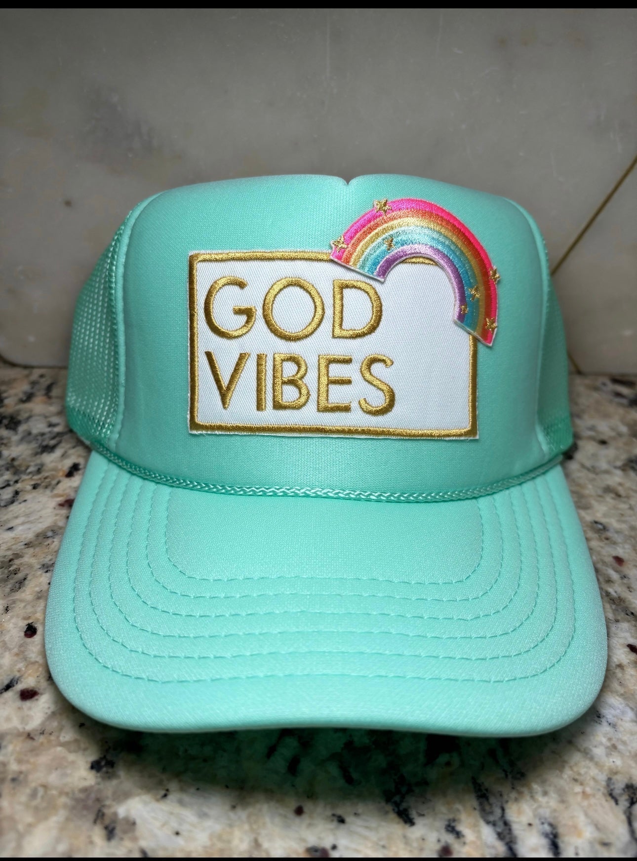 God Vibes Trucker Hat - Crowned Energy CO.