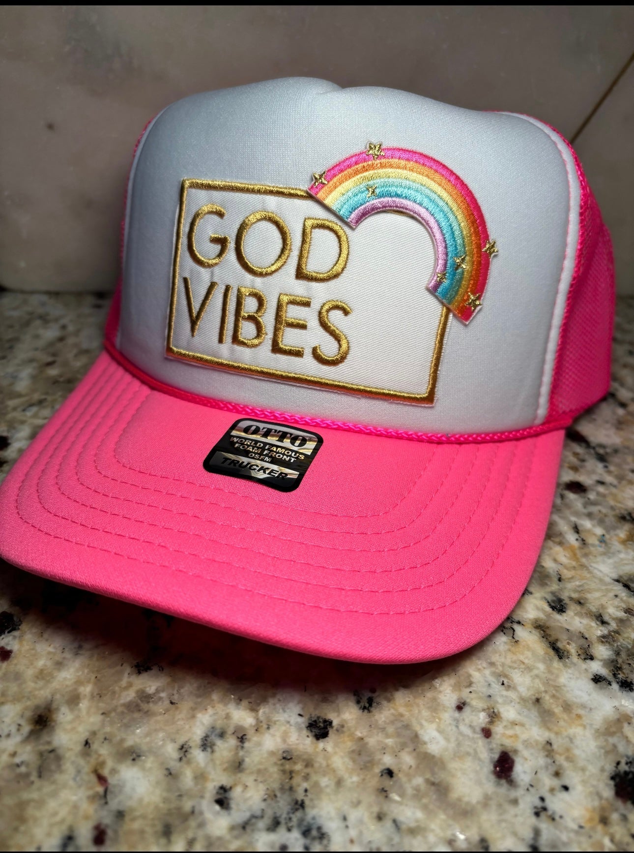 God Vibes Trucker Hat - Crowned Energy CO.