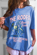 Graphic Round Neck Short Sleeve T-Shirt - Crowned Energy CO.
