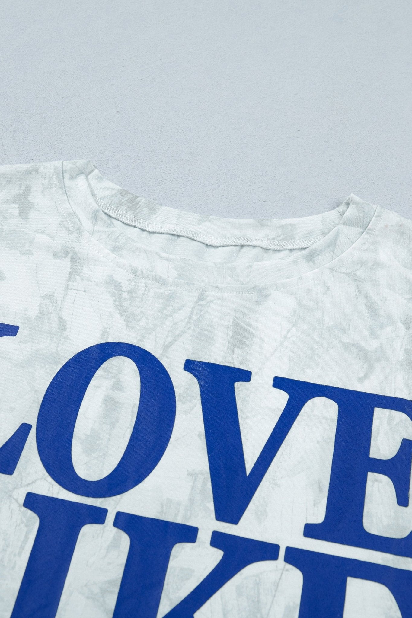 Gray Love Like Jesus Camouflage Oversized T Shirt - Crowned Energy CO.