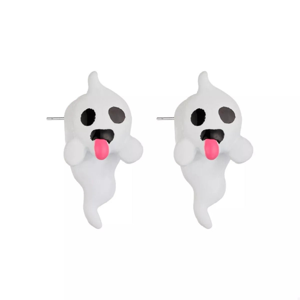 Crowned Energy CO. Nightlight Ghost / One Size Trendsi Earrings Halloween Ghost and Pumpkin Dangle Earrings