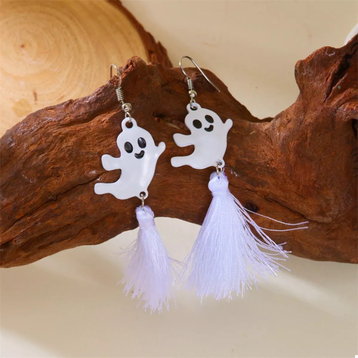 Crowned Energy CO. Nightlight Ghost / One Size Trendsi Earrings Halloween Ghost and Pumpkin Dangle Earrings