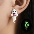 Crowned Energy CO. Nightlight Ghost / One Size Trendsi Earrings Halloween Ghost and Pumpkin Dangle Earrings
