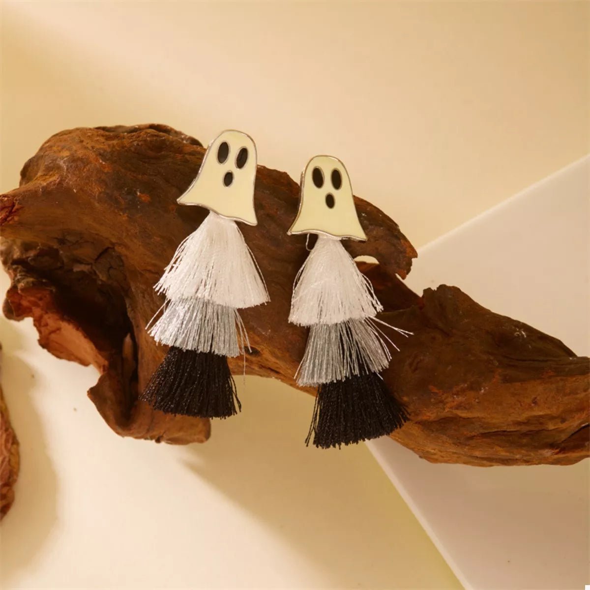 Crowned Energy CO. Nightlight Ghost / One Size Trendsi Earrings Halloween Ghost and Pumpkin Dangle Earrings