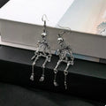 Crowned Energy CO. Silver / One Size Trendsi Earrings Halloween Skeleton Dangle Earrings