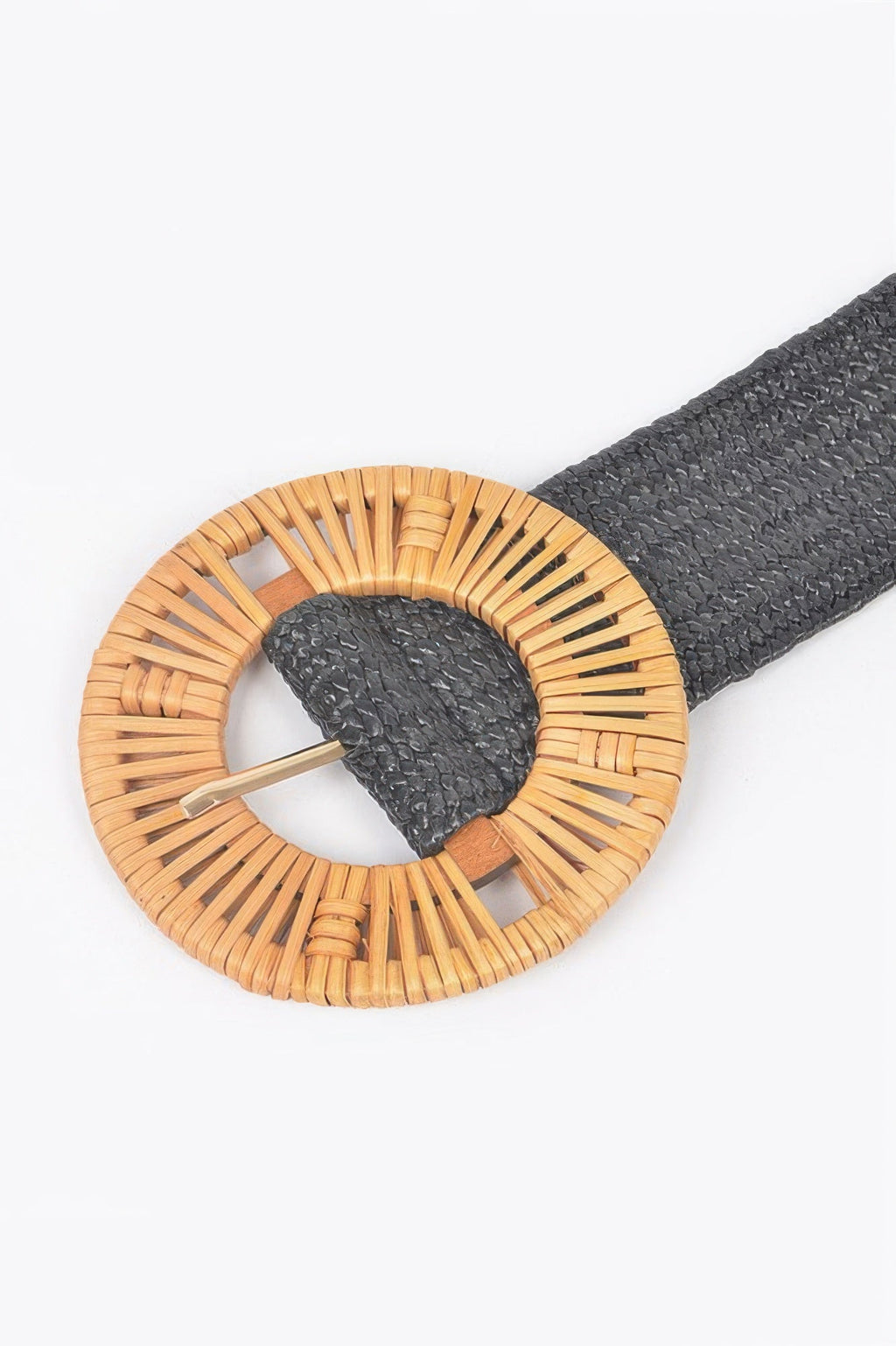 Handmade Bamboo Buckle Plus Size Stretch Belt - Crowned Energy CO.