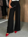 High Waist Wide Leg Pants - Crowned Energy CO.