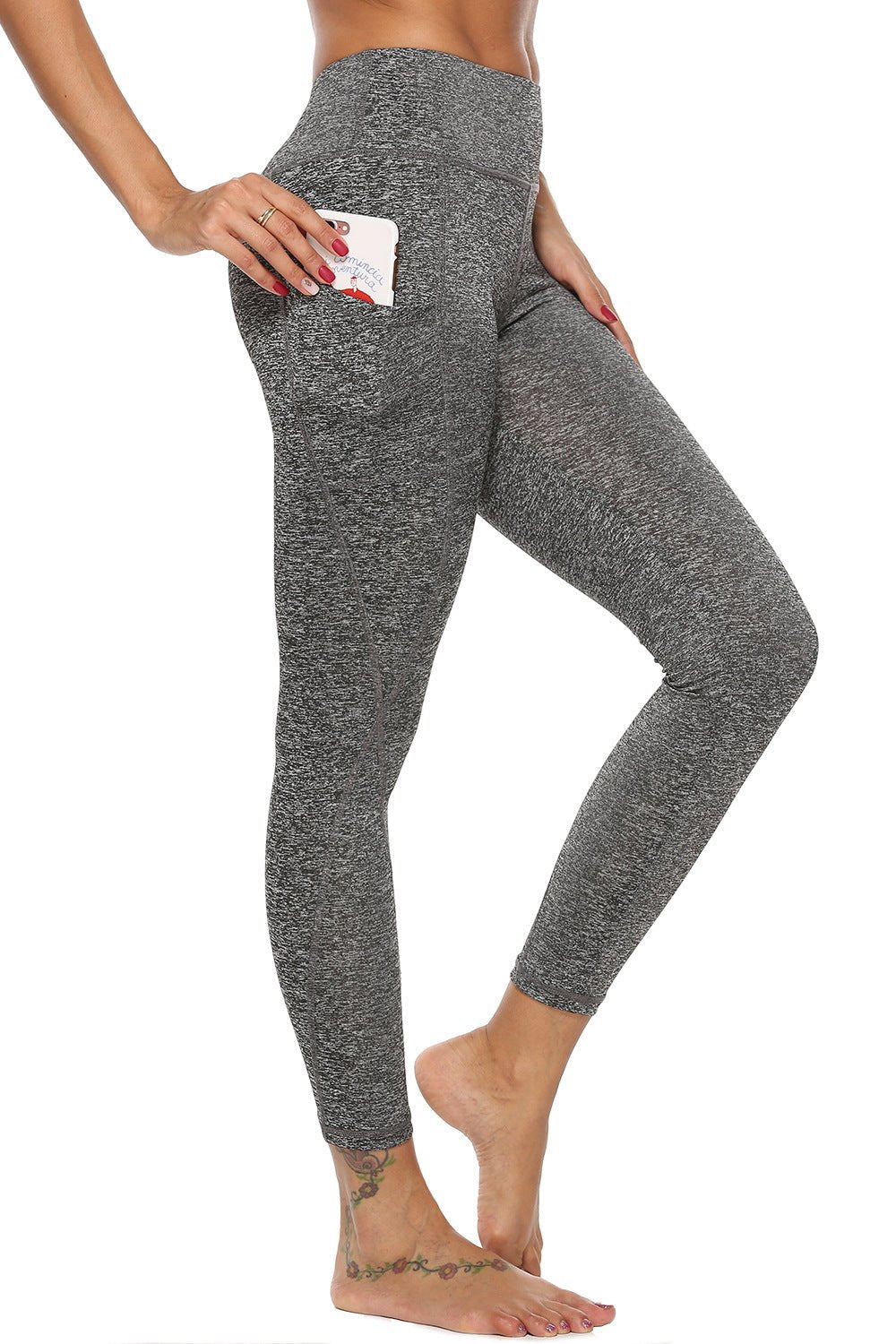 High waist yoga leggings - Crowned Energy CO.