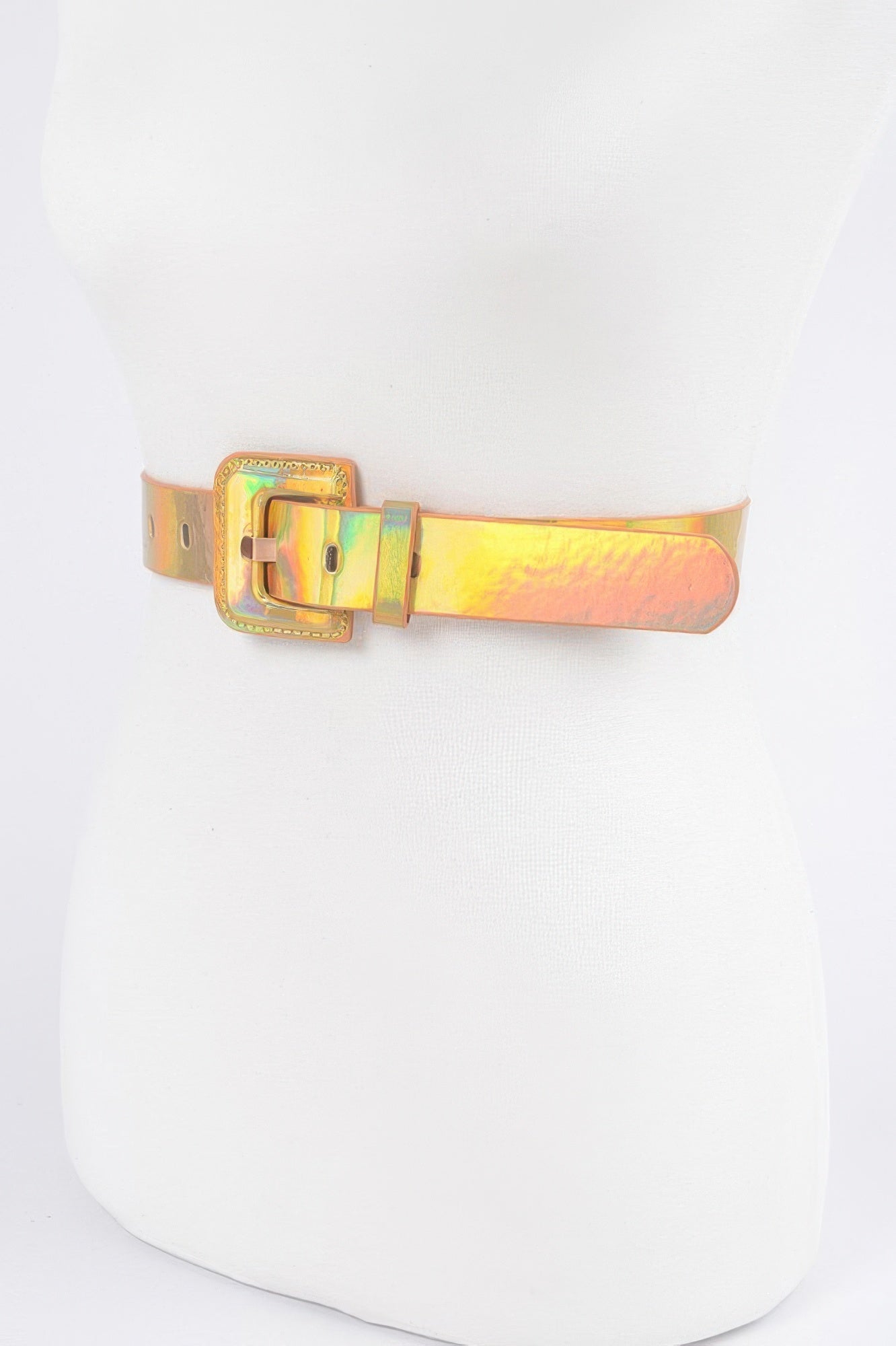 Holograme Metallic Plus Size Belt - Crowned Energy CO.