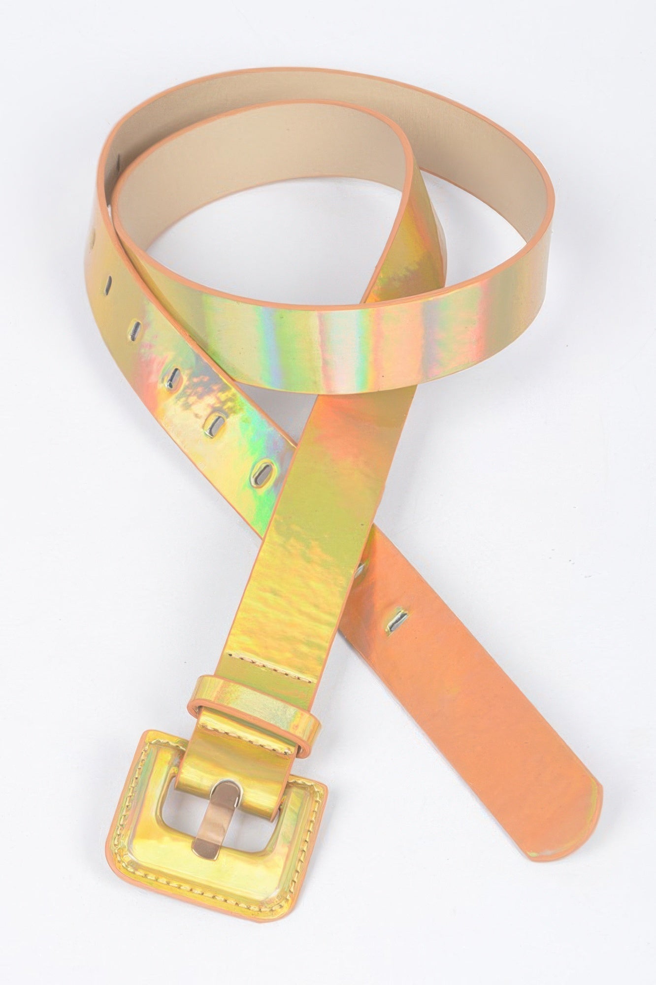 Holograme Metallic Plus Size Belt - Crowned Energy CO.