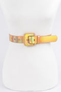 Holograme Metallic Plus Size Belt - Crowned Energy CO.