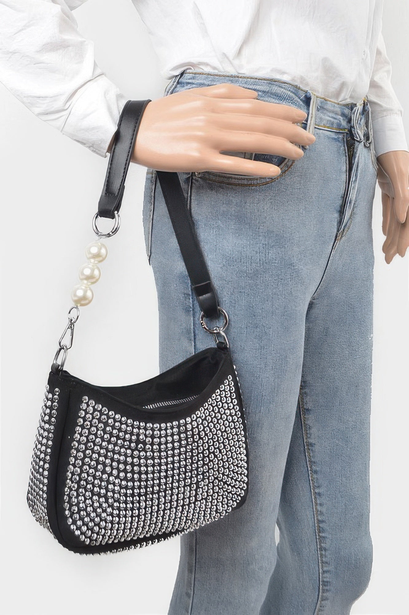 Hotfix Micro Suede Crossbody Bag - Crowned Energy CO.