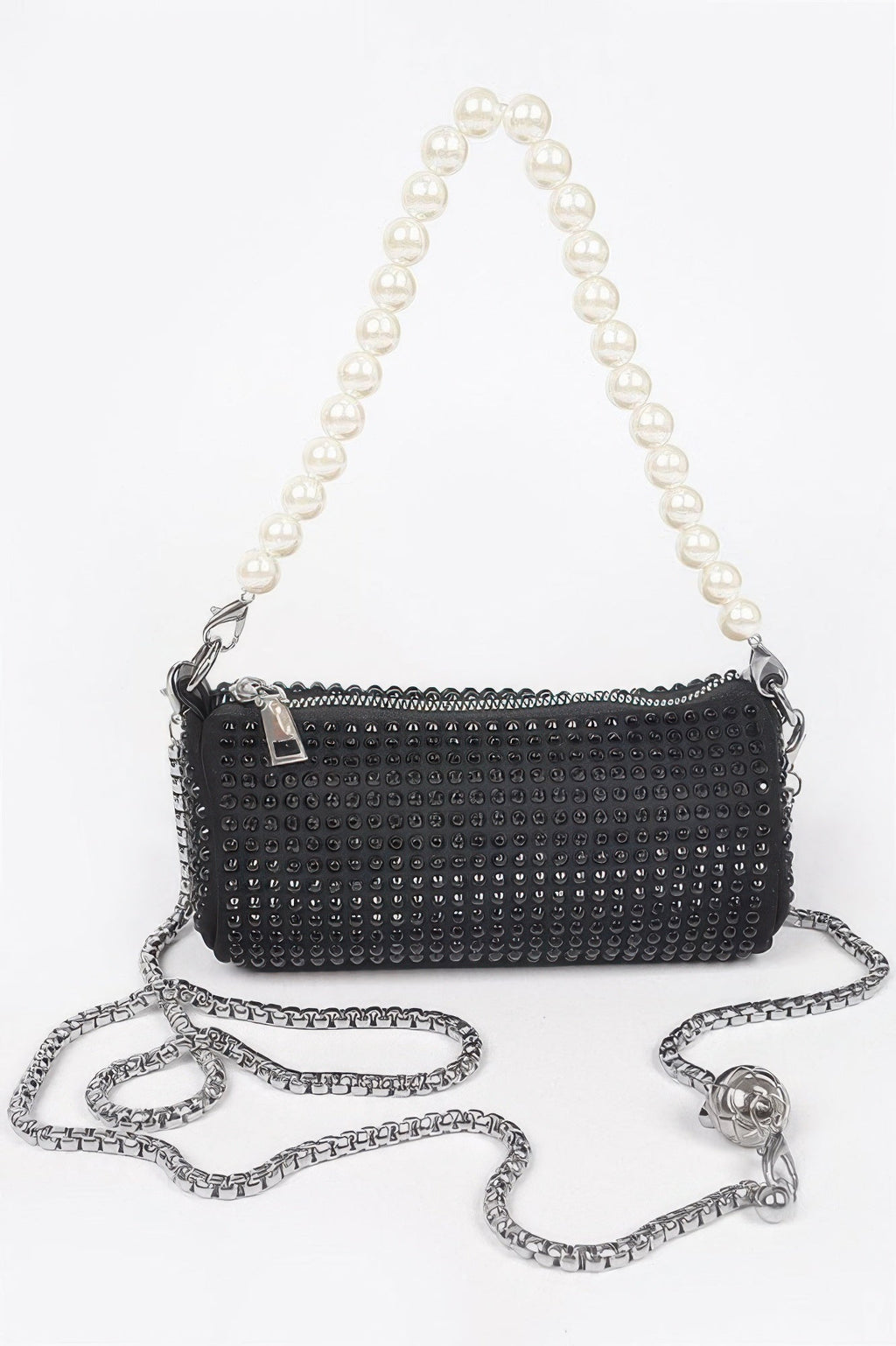 Hotfix Tube Pearl Handle Bag - Crowned Energy CO.