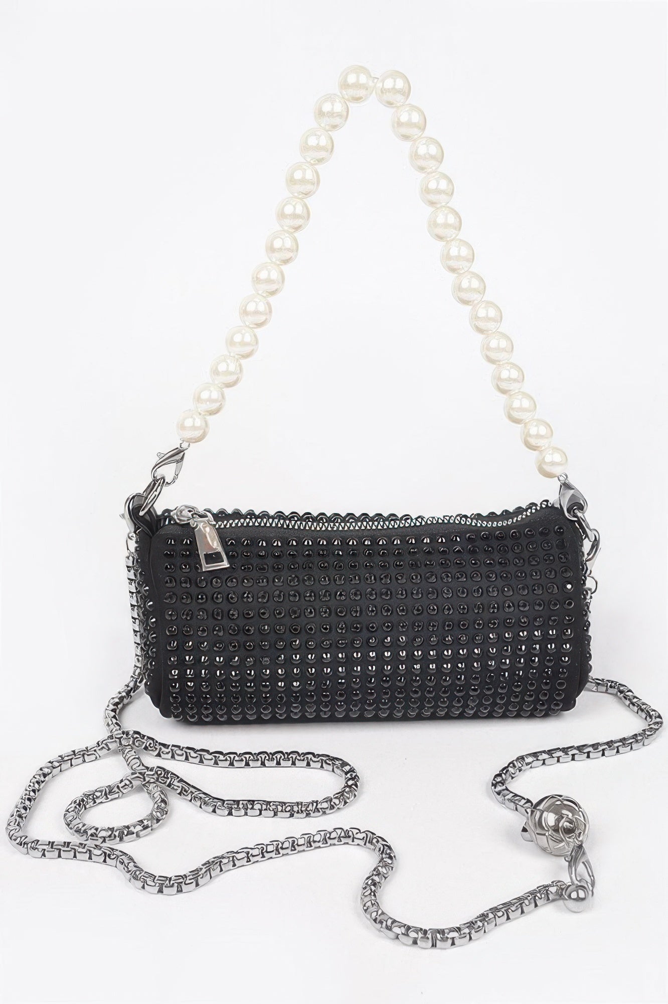 Hotfix Tube Pearl Handle Bag - Crowned Energy CO.