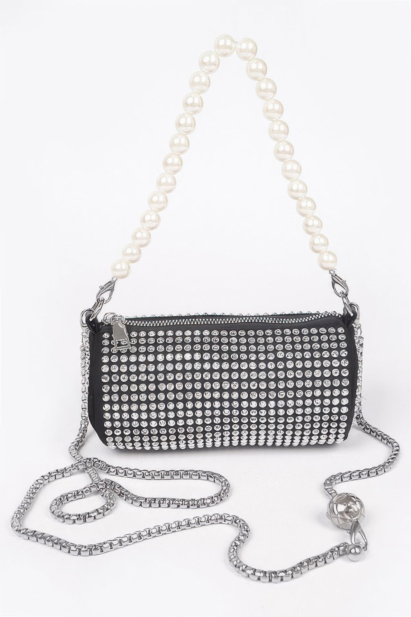 Hotfix Tube Pearl Handle Bag - Crowned Energy CO.