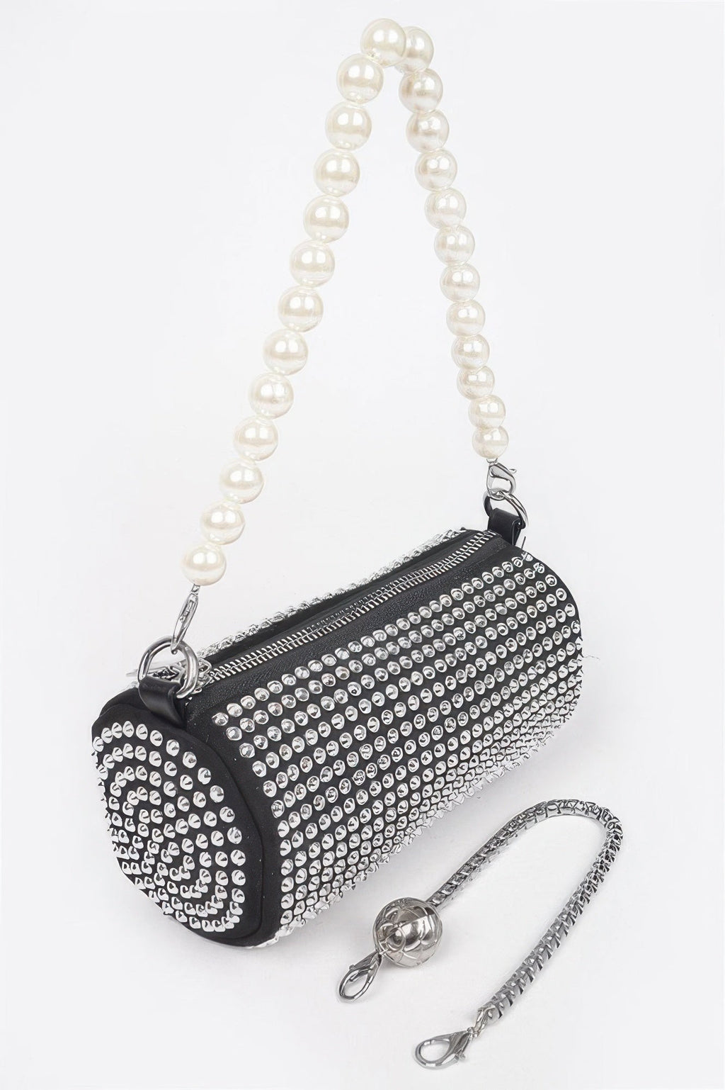 Hotfix Tube Pearl Handle Bag - Crowned Energy CO.