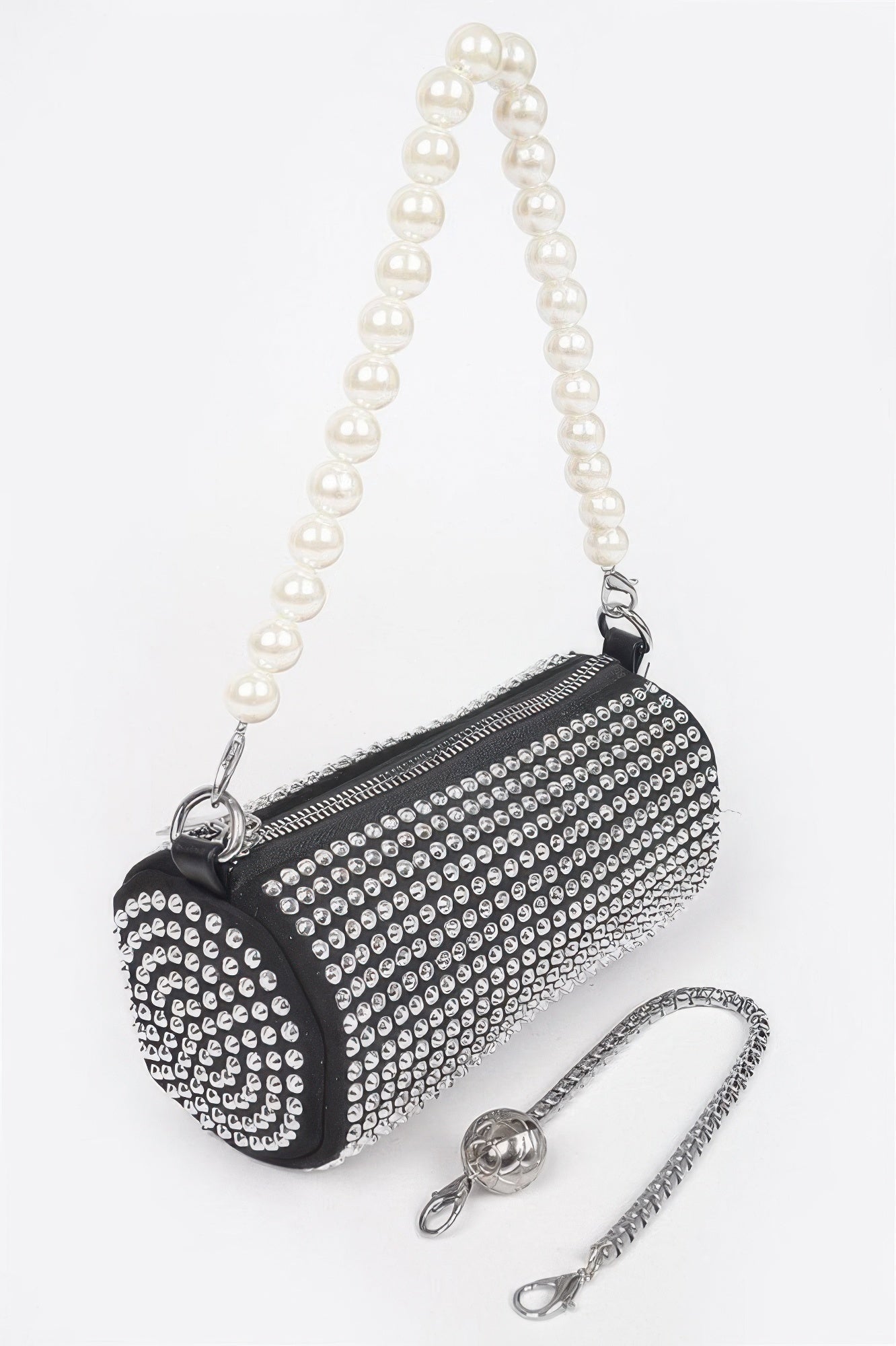 Hotfix Tube Pearl Handle Bag - Crowned Energy CO.