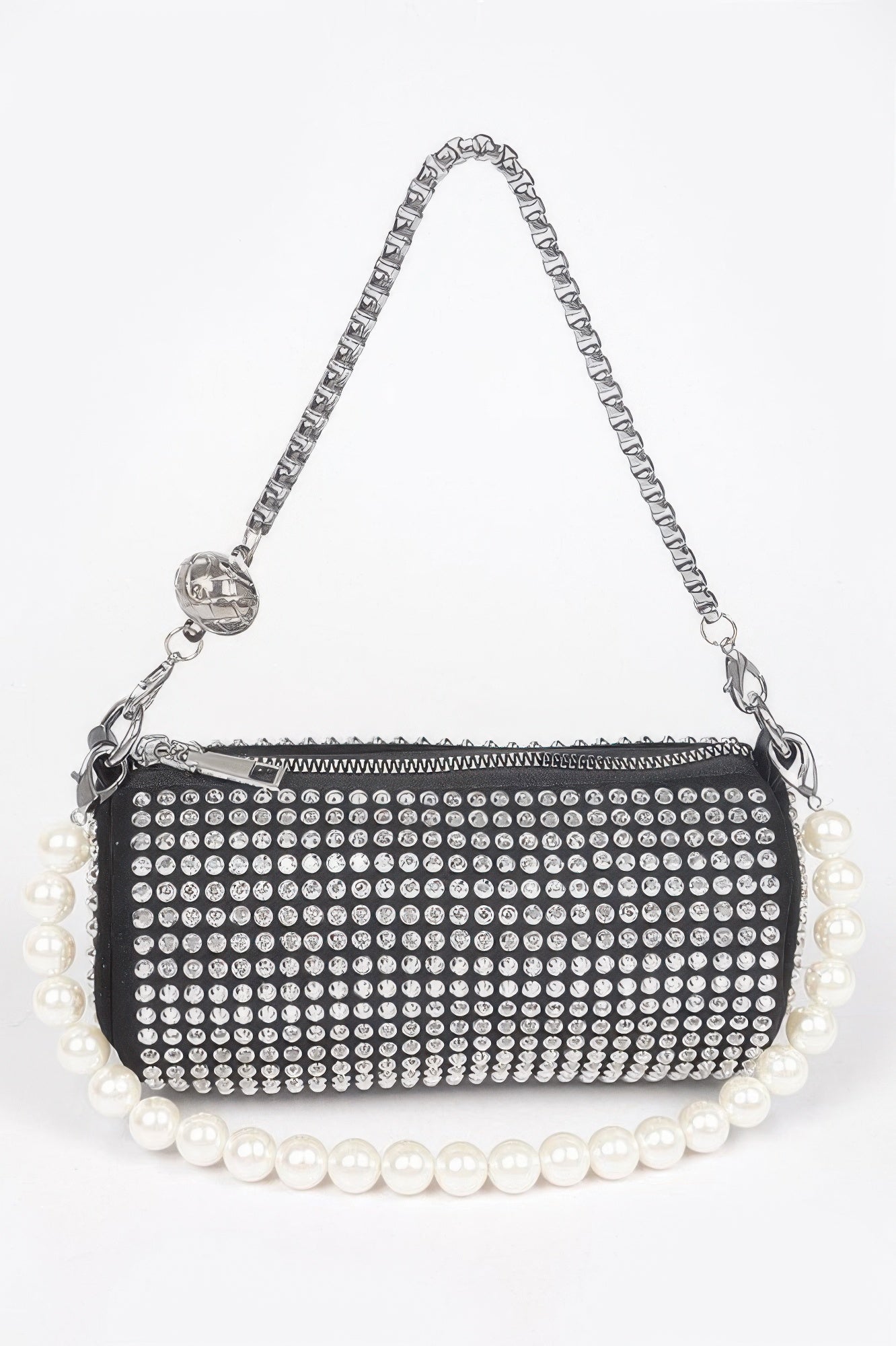 Hotfix Tube Pearl Handle Bag - Crowned Energy CO.