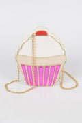 Crowned Energy CO. Fuschia CCWHOLESALECLOTHING Clutch Ice Cream Sundae Clutch