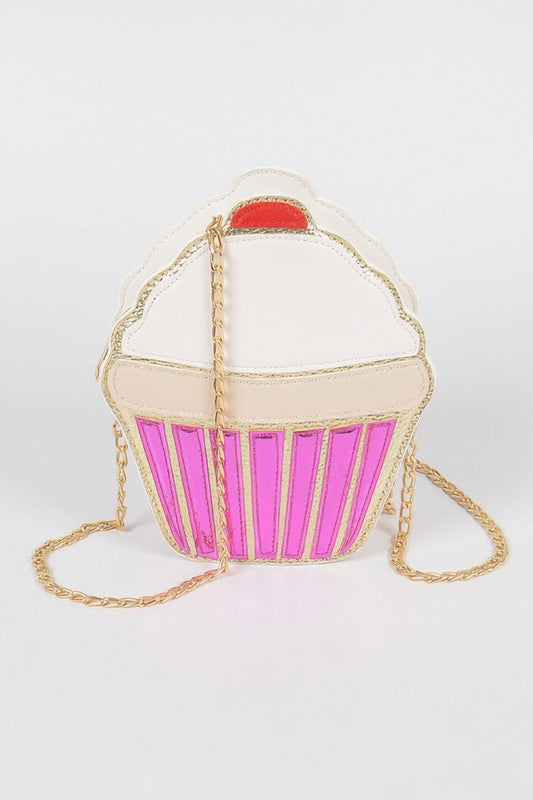 Crowned Energy CO. Fuschia CCWHOLESALECLOTHING Clutch Ice Cream Sundae Clutch