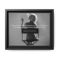 Crowned Energy CO. 10″ x 8″ (Horizontal) / Black / 1.25" Printify Canvas Inspirational Framed Canvas Art - Marilyn Monroe Quote Wall Decor, Home Decor, Office Art, Gift Idea, Motivational