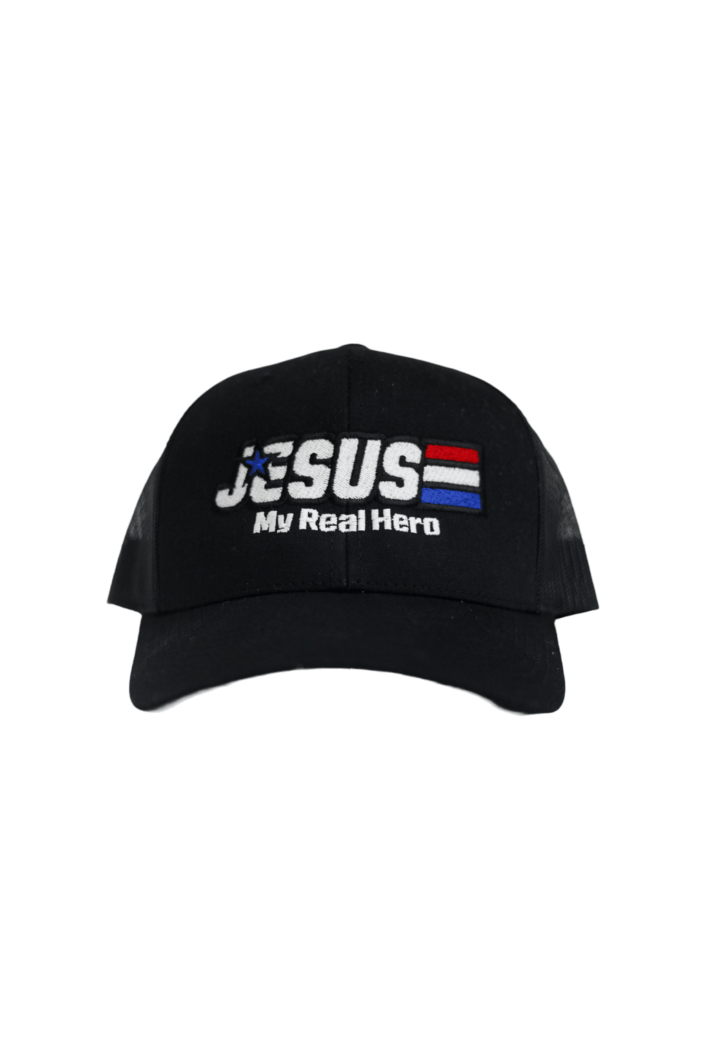 Jesus My Real Hero Hat - clearance - Crowned Energy CO.