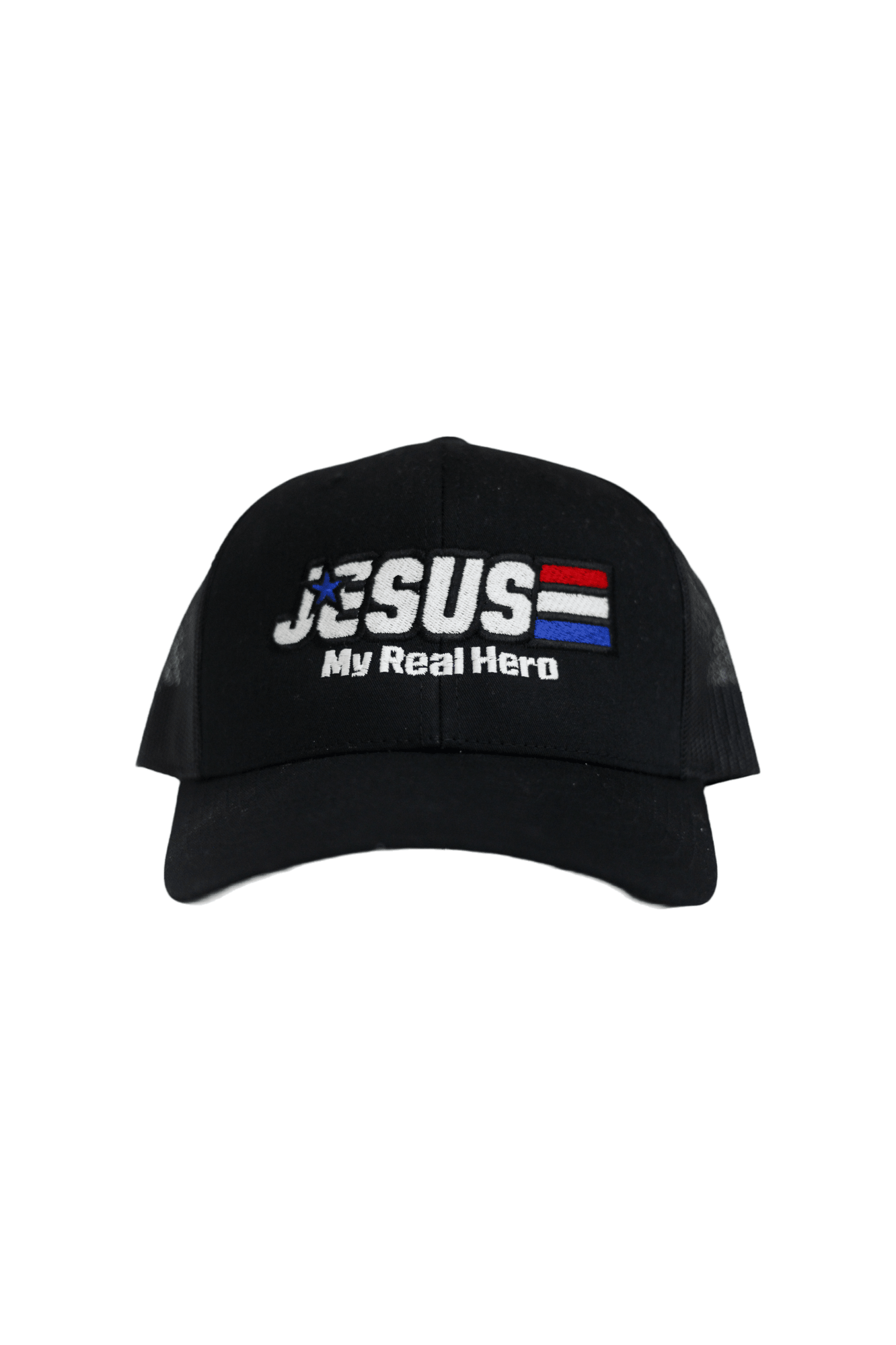 Jesus My Real Hero Hat - clearance - Crowned Energy CO.