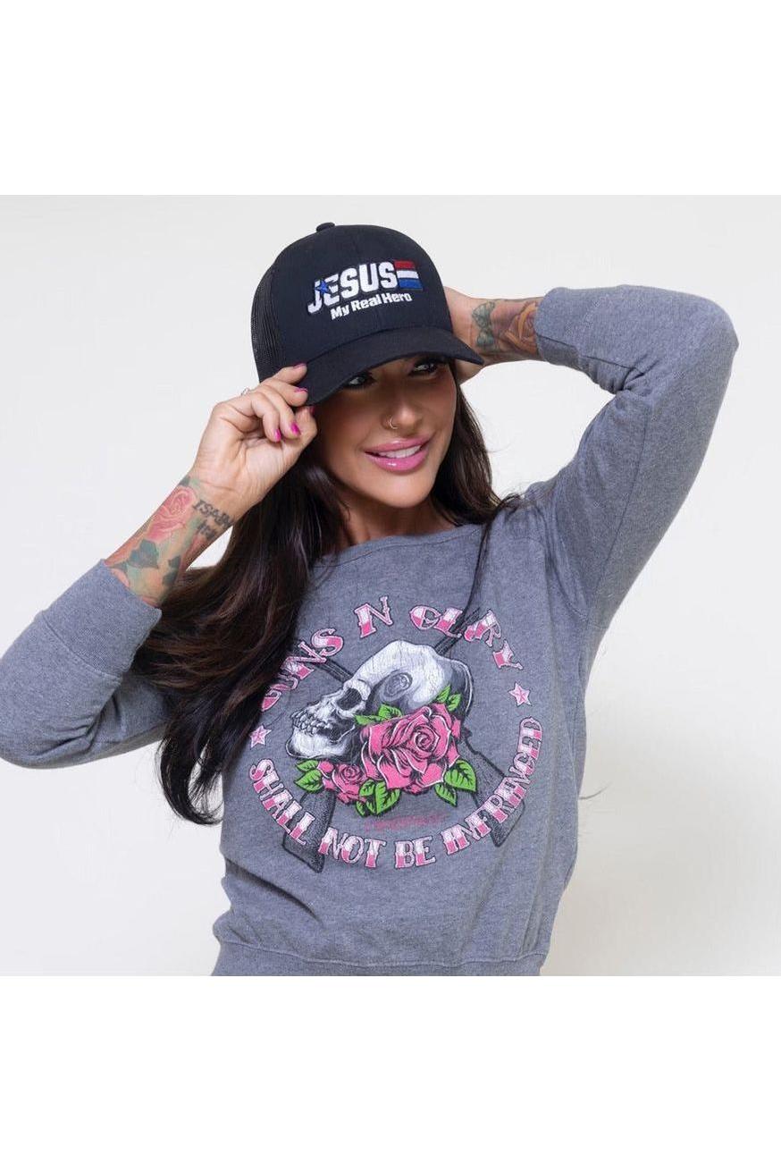 Jesus My Real Hero Hat - clearance - Crowned Energy CO.