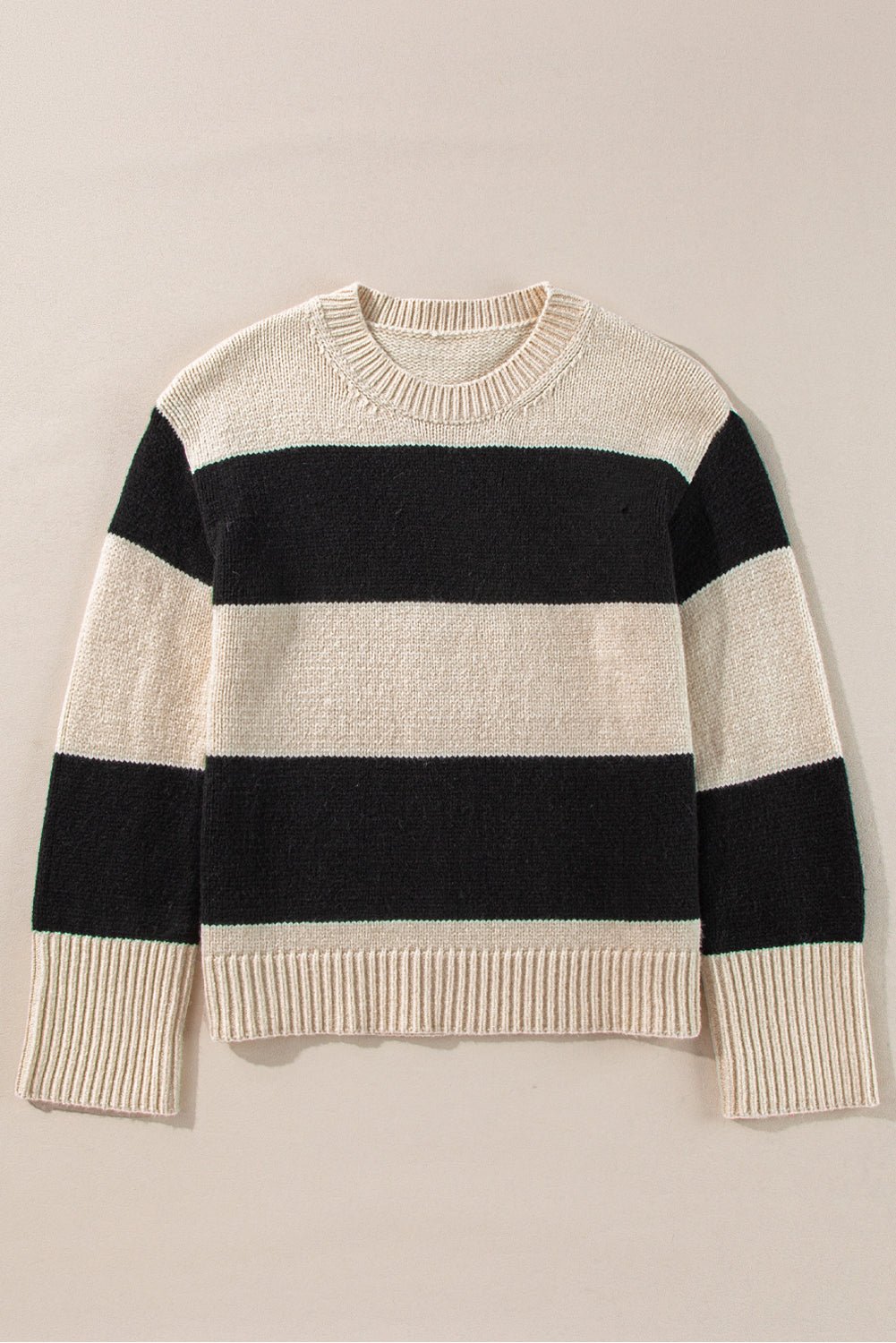Jet Stream Colorblock Loose Pullover Sweater - Crowned Energy CO.