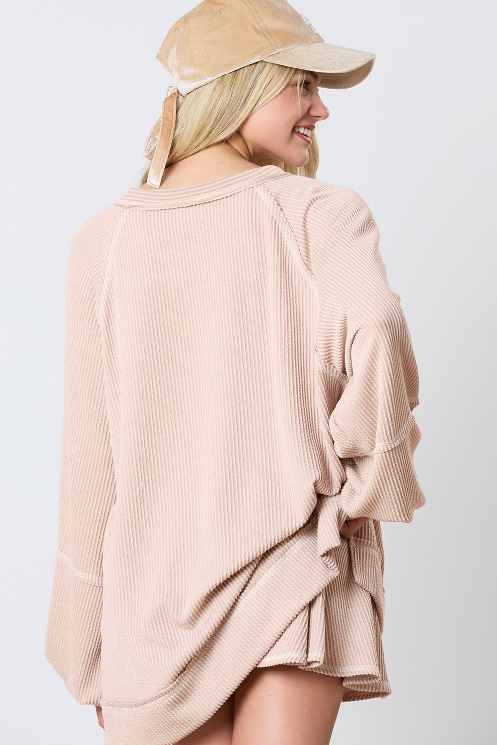 Crowned Energy CO. Jet Stream / S / 75%Polyester+20%Viscose+5%Elastane Dear-Lover Dropshipping Two Piece Sets/Two Piece Dresses Jet Stream Corded Lantern Sleeve Top High Waist Ruffled Mini Skirt Set