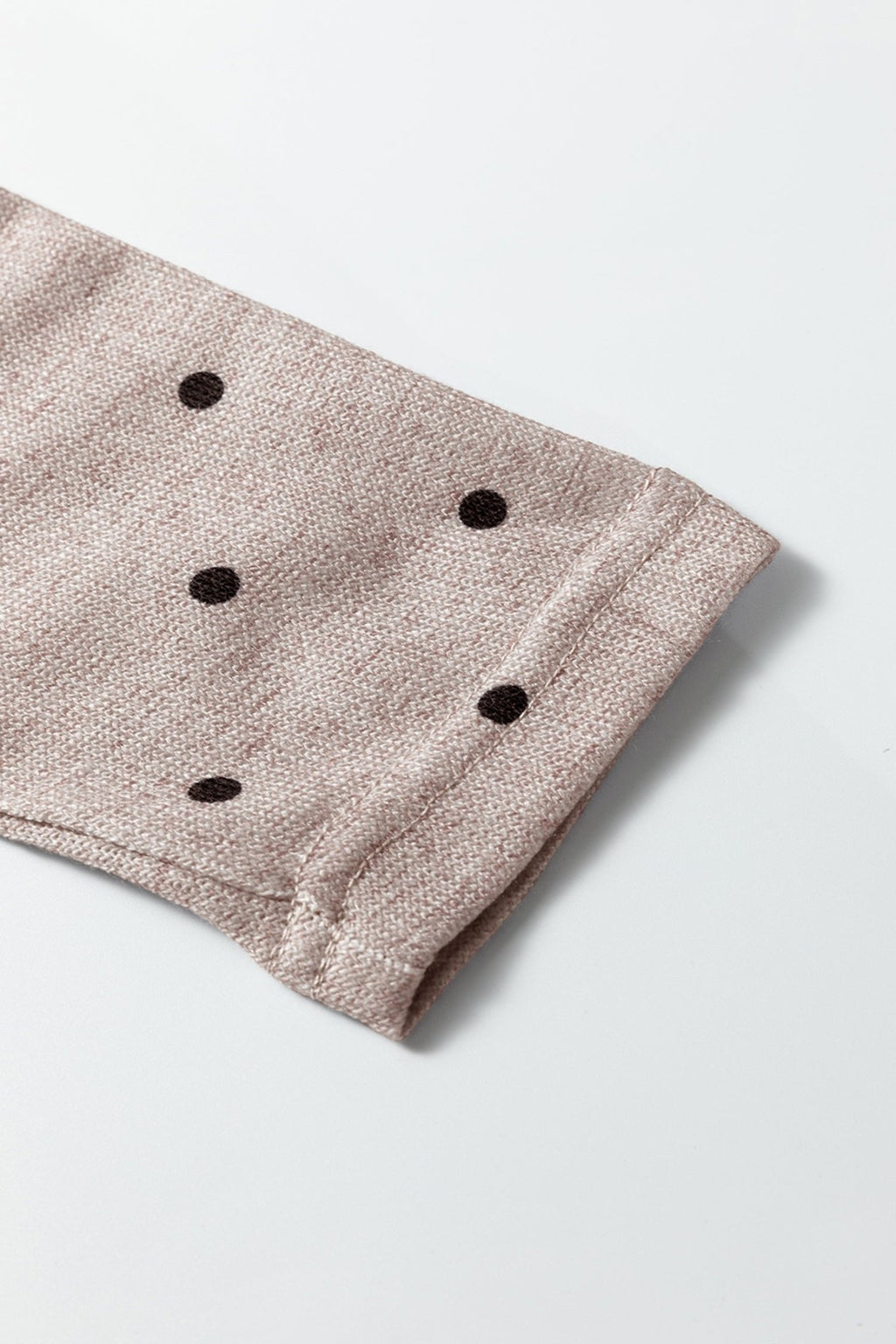 Jet Stream Polka Dot Boat Neck Knit Long Sleeve T Shirt - Crowned Energy CO.