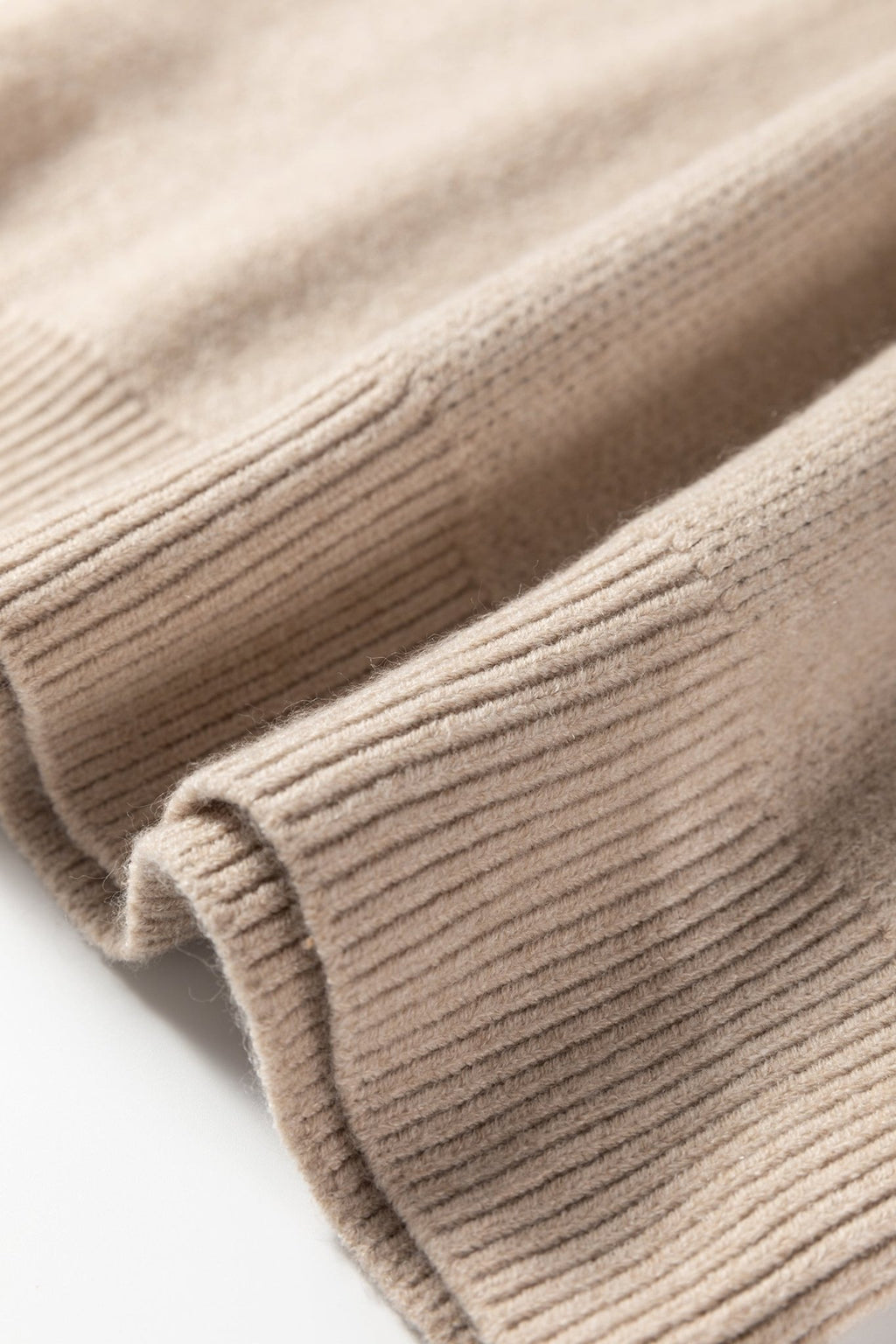 Khaki Leopard Striped Detail Drop Shoulder Sweater - Crowned Energy CO.