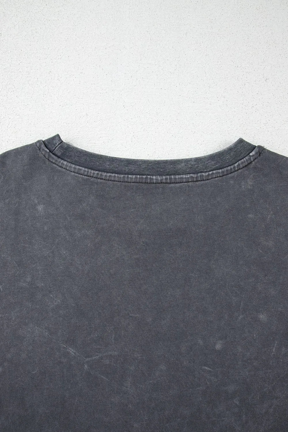 Crowned Energy CO. Dark Gray / S Trendsi T-Shirt Kindness Butterflies Graphic Mineral Wash Loose Tee