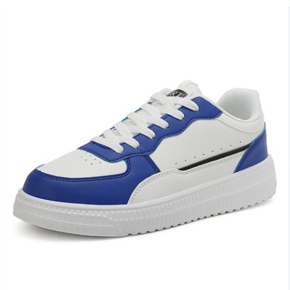 Lace Up Contrast Platform Sneakers - Crowned Energy CO.