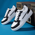 Lace Up Contrast Platform Sneakers - Crowned Energy CO.