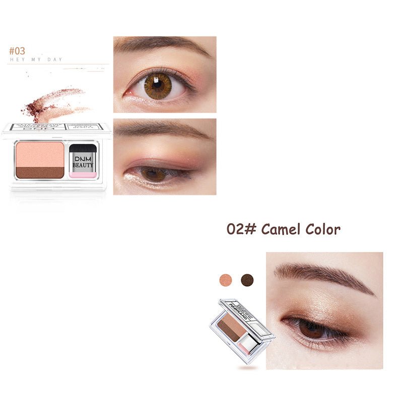 Crowned Energy CO. Set CCWHOLESALECLOTHING Accessories LAIKOU Double Color Eye Shadow Makeup Palette Glitter Palette Eyeshadow Pallete Waterproof Glitter Eyeshadow Shimmer Cosmetics
