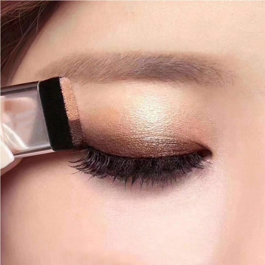 Crowned Energy CO. 2 style CCWHOLESALECLOTHING Accessories LAIKOU Double Color Eye Shadow Makeup Palette Glitter Palette Eyeshadow Pallete Waterproof Glitter Eyeshadow Shimmer Cosmetics