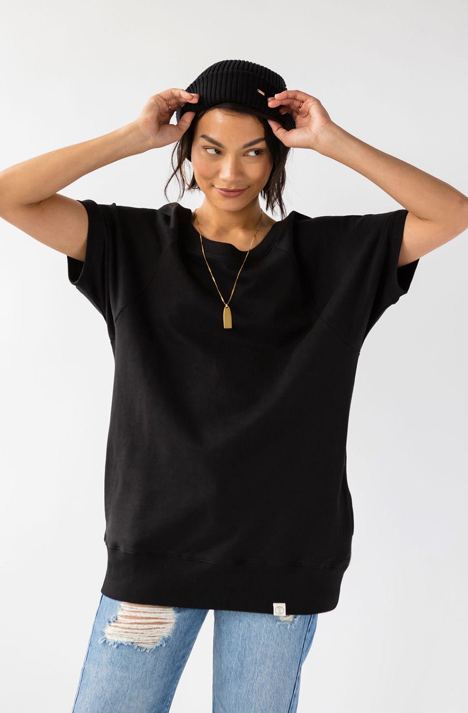 Lana Sweatshirt Tunic - Crowned Energy CO.