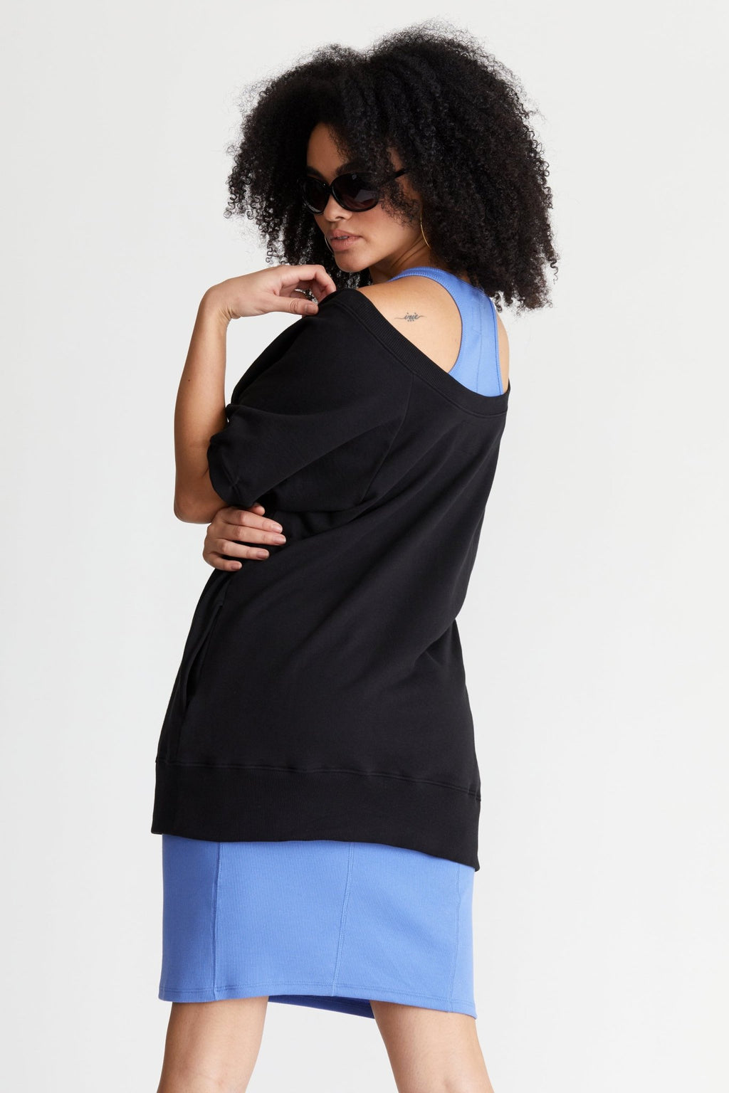 Lana Sweatshirt Tunic - Crowned Energy CO.