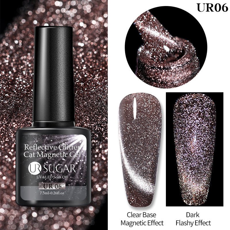 Laser Cat's Eye Gel Nail Polish - Crowned Energy CO.