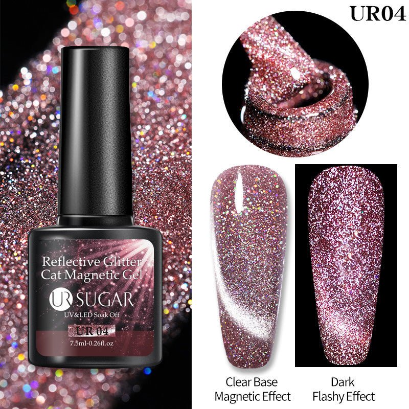 Laser Cat's Eye Gel Nail Polish - Crowned Energy CO.