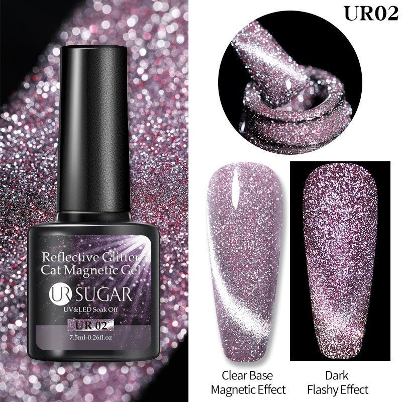 Laser Cat's Eye Gel Nail Polish - Crowned Energy CO.