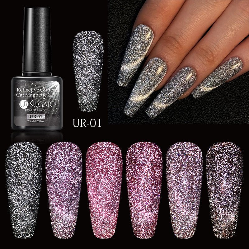 Laser Cat's Eye Gel Nail Polish - Crowned Energy CO.