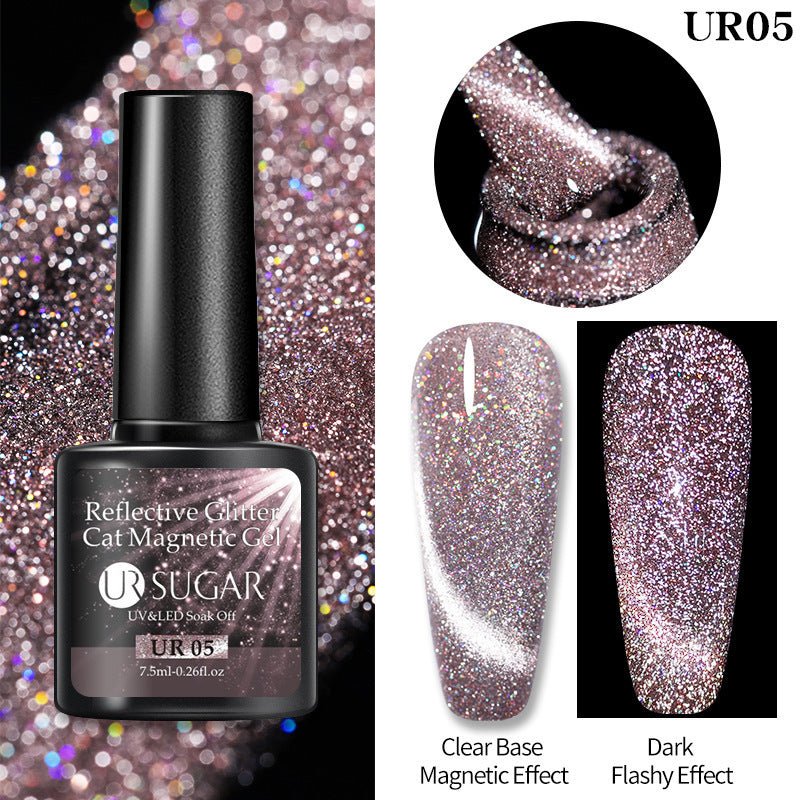 Laser Cat's Eye Gel Nail Polish - Crowned Energy CO.