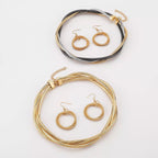 Layered Necklace And Earrings Set 3 - Piece Jewelry - Crowned Energy CO.