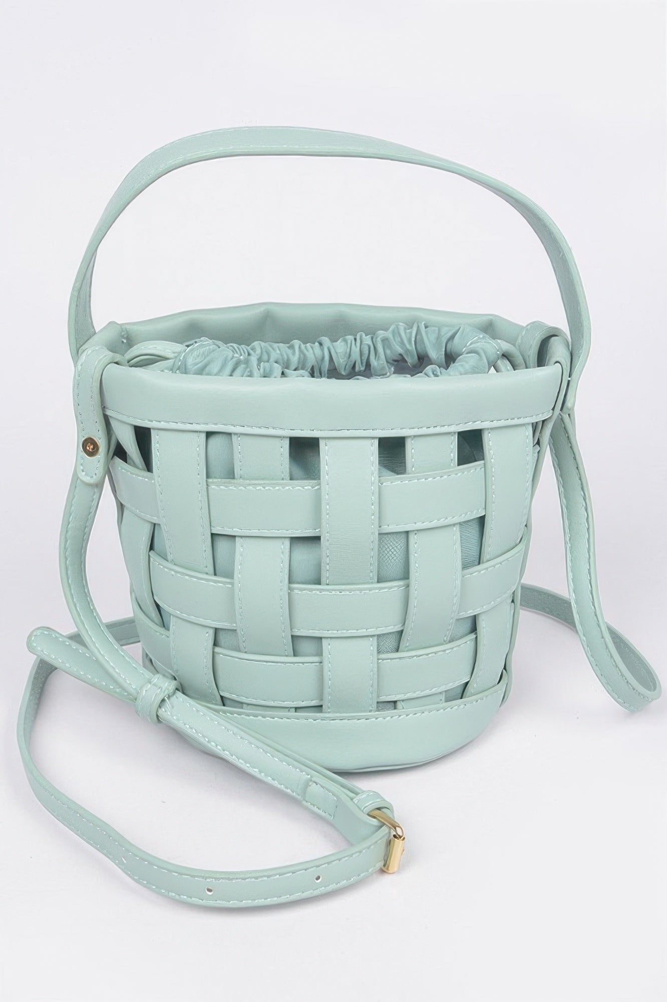 Leather Cross Body Strap Clutch - Crowned Energy CO.