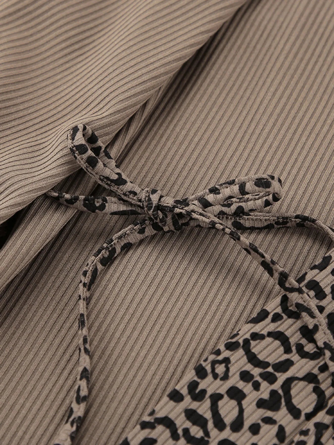 Crowned Energy CO. Leopard / S Trendsi OUTFIT SET Leopard Cami Cardigan and Shorts 3-Piece Set