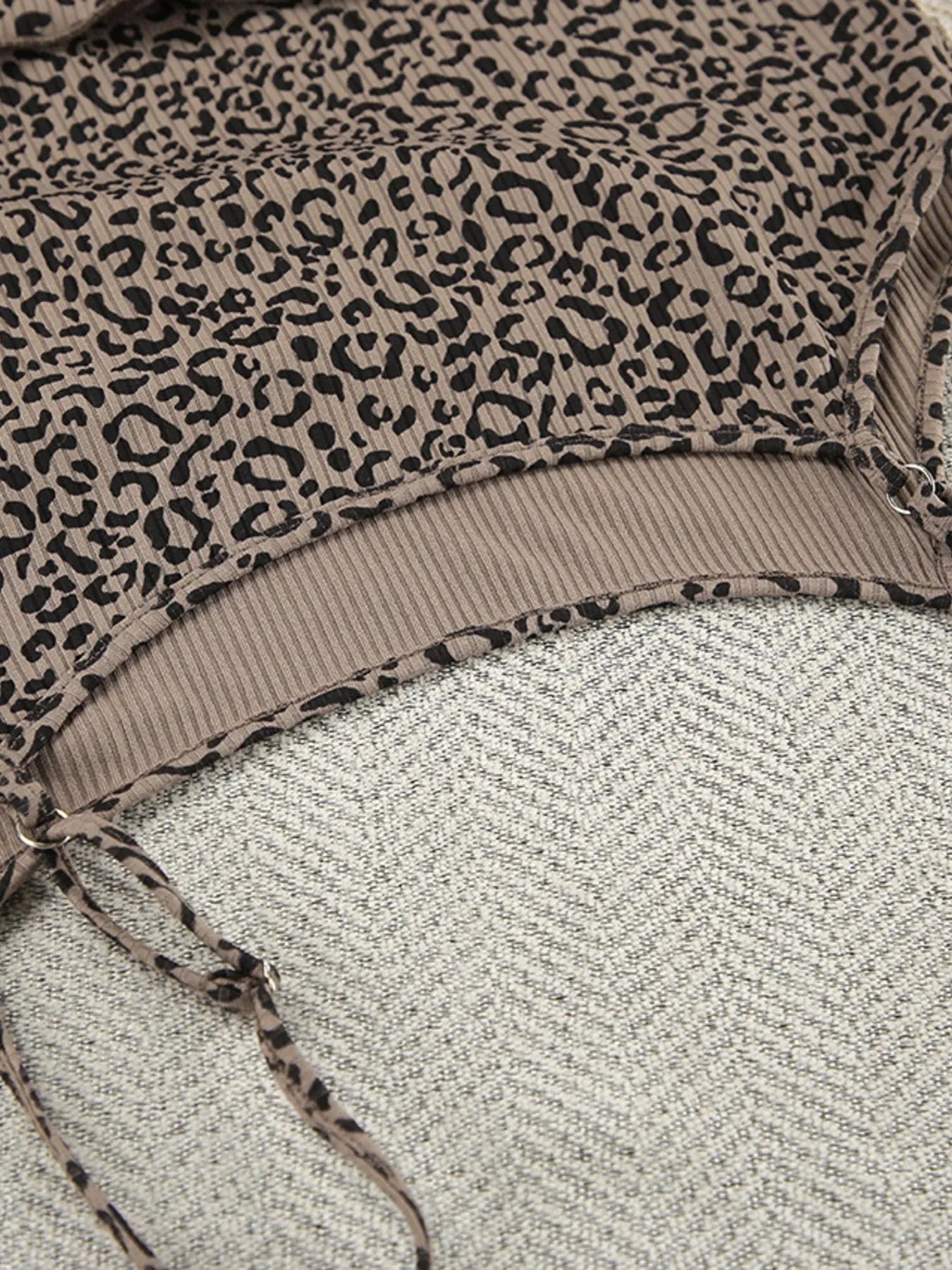 Crowned Energy CO. Leopard / S Trendsi OUTFIT SET Leopard Cami Cardigan and Shorts 3-Piece Set