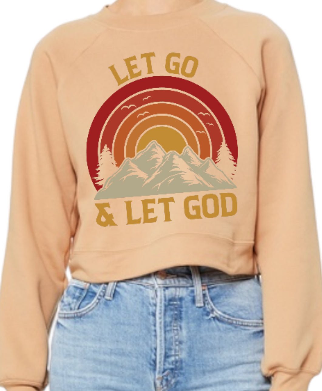 Let Go & Let God Graphic - Crowned Energy CO.
